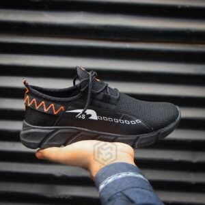 Stylish Men’s Casual Shoes in Black & Grey by FS SPOT – Premium Comfort & Trendy Design