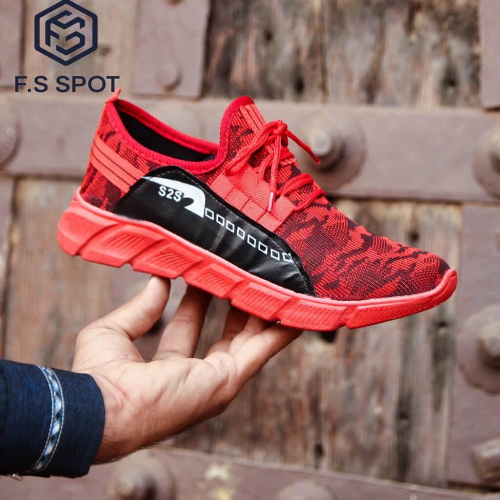 Stylish Men’s Casual Shoes in Black & Grey by FS SPOT – Premium Comfort & Trendy Design