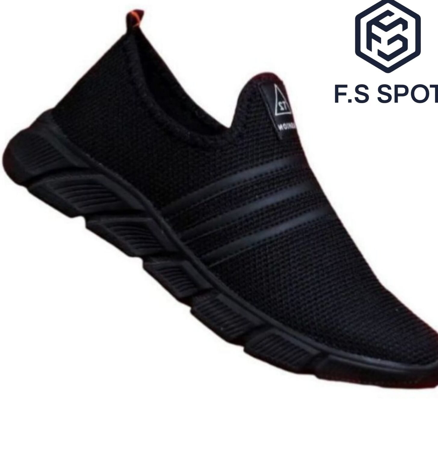 Stylish Men’s Casual Shoes in Black & Grey by FS SPOT – Premium Comfort & Trendy Design