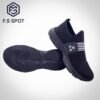 Stylish Men’s Casual Shoes in Black & Grey by FS SPOT – Premium Comfort & Trendy Design