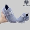 Stylish Men’s Casual Shoes in Black & Grey by FS SPOT – Premium Comfort & Trendy Design